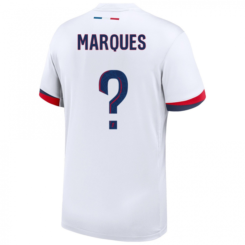 Homem Camisola Daniel Marques #0 Azul Branco Vermelho Alternativa 2024/25 Camisa