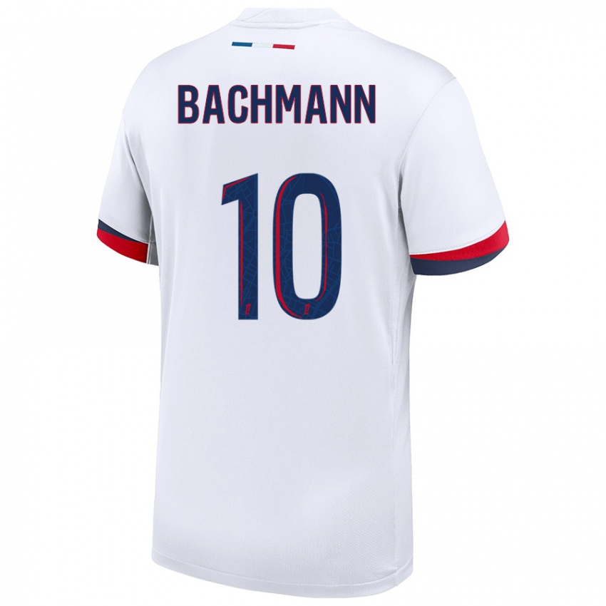 Homem Camisola Ramona Bachmann #10 Azul Branco Vermelho Alternativa 2024/25 Camisa