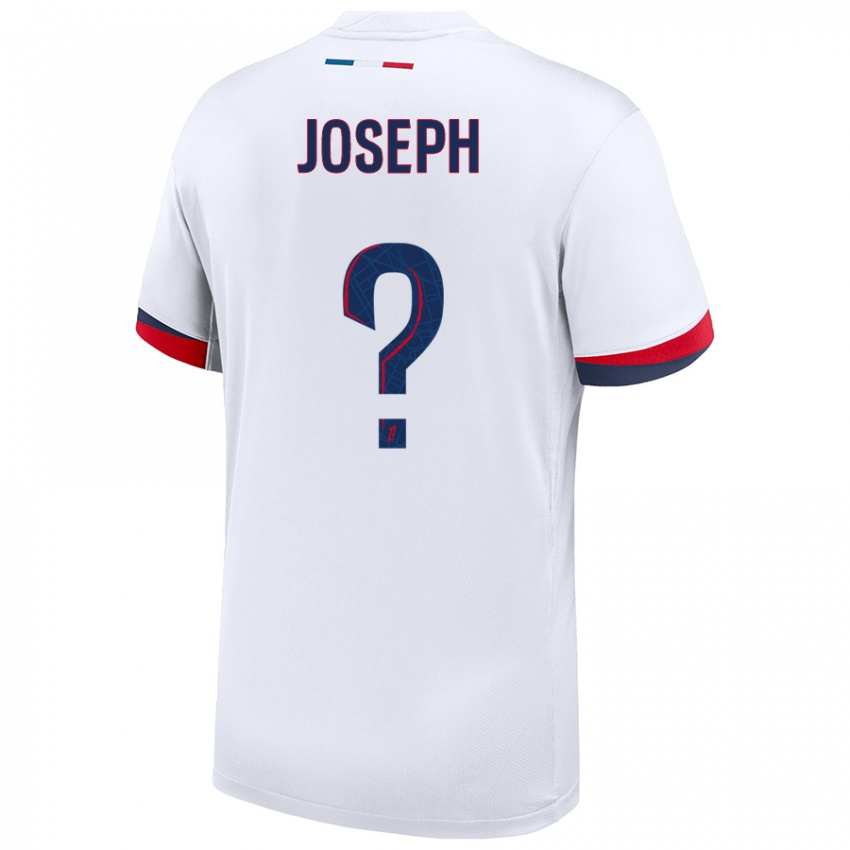 Homem Camisola Amelie Joseph #0 Azul Branco Vermelho Alternativa 2024/25 Camisa