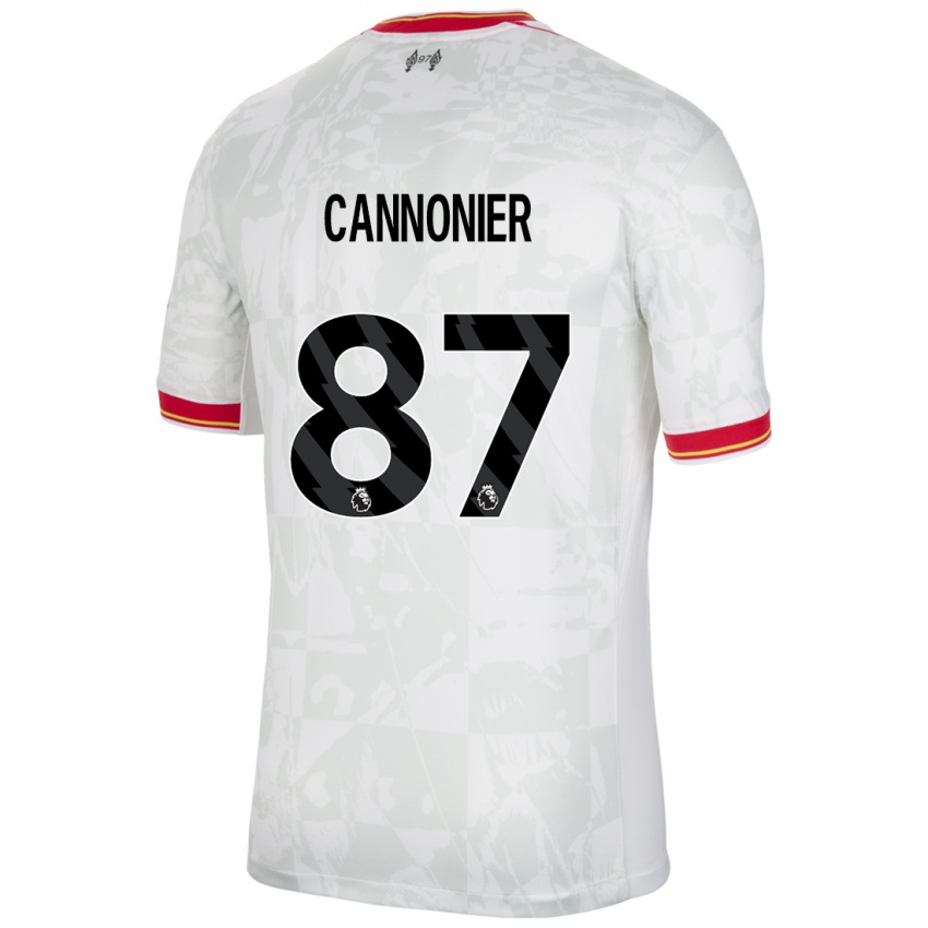 Homem Camisola Oakley Cannonier #87 Branco Vermelho Preto Terceiro 2024/25 Camisa