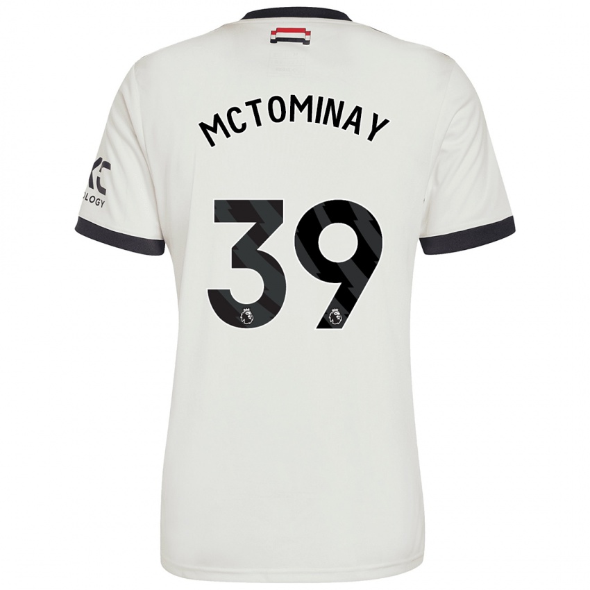 Homem Camisola Scott Mctominay #39 Off White Terceiro 2024/25 Camisa