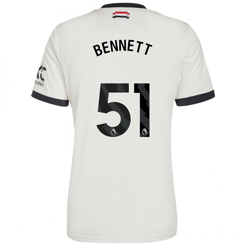 Homem Camisola Rhys Bennett #51 Off White Terceiro 2024/25 Camisa