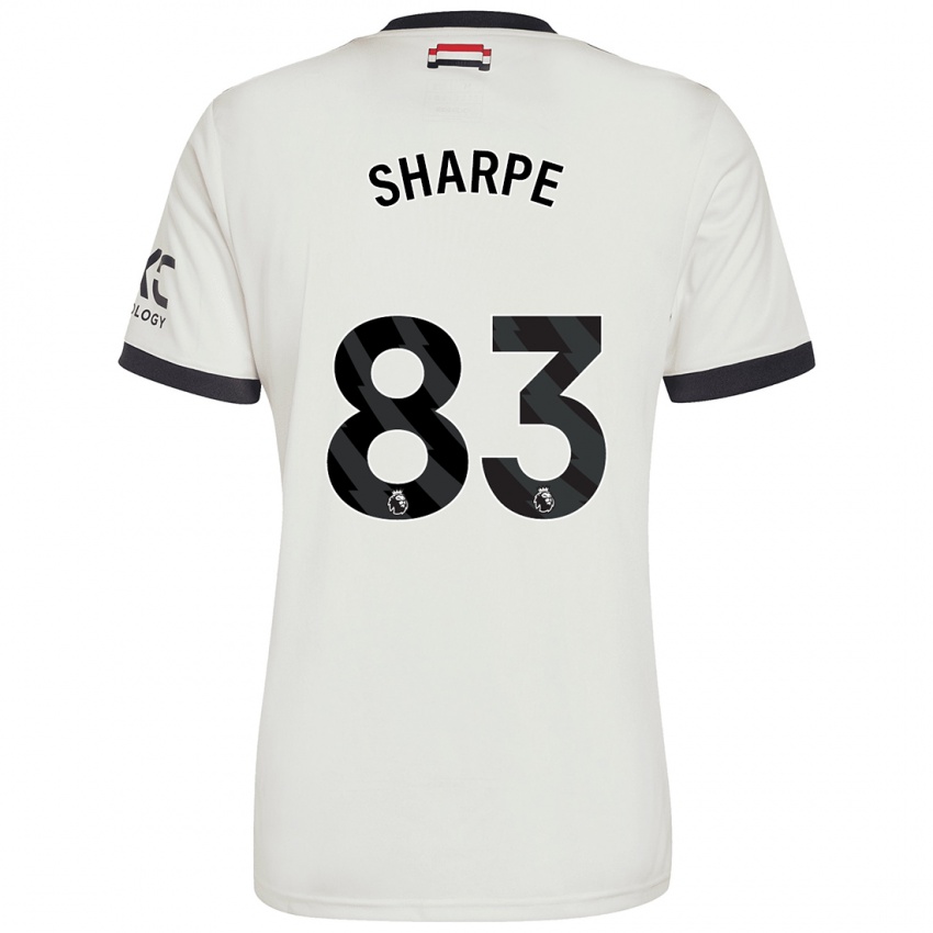 Homem Camisola Malachi Sharpe #83 Off White Terceiro 2024/25 Camisa