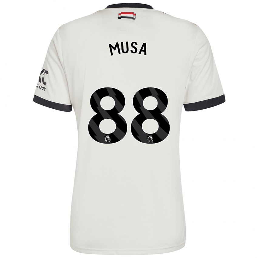 Homem Camisola Victor Musa #88 Off White Terceiro 2024/25 Camisa