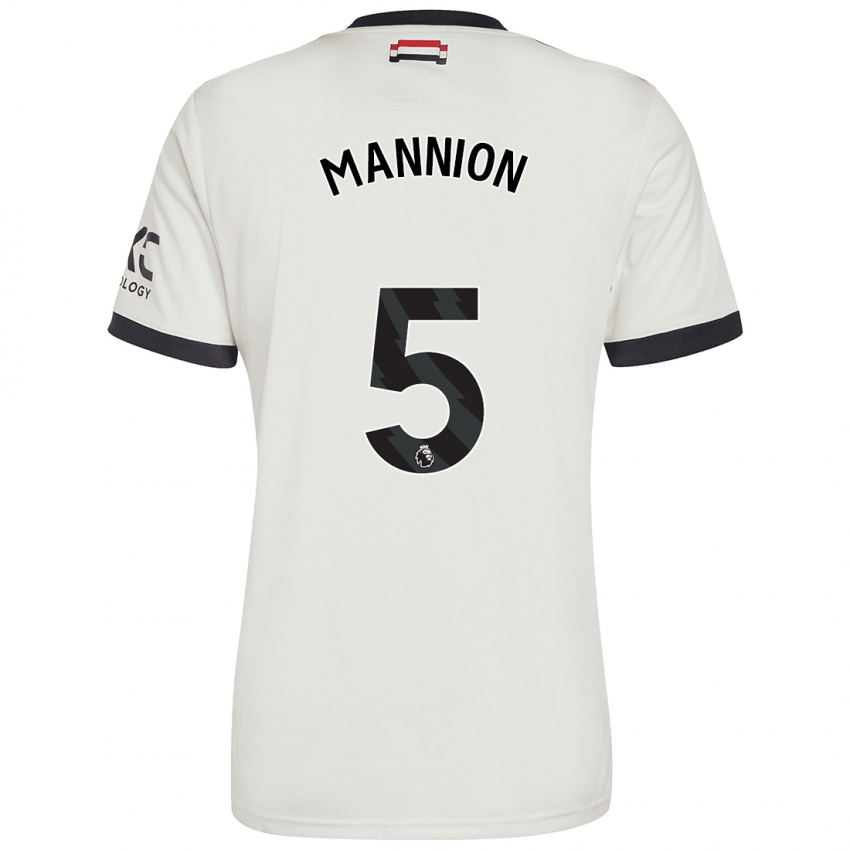 Homem Camisola Aoife Mannion #5 Off White Terceiro 2024/25 Camisa