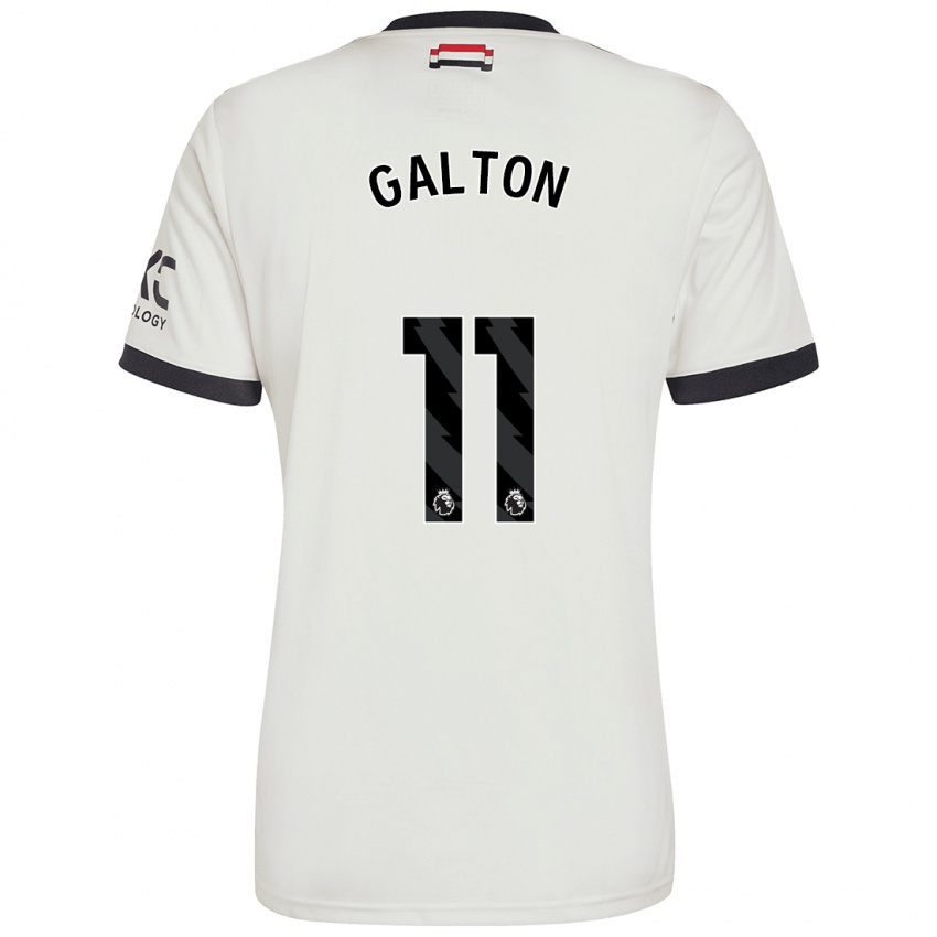 Homem Camisola Leah Galton #11 Off White Terceiro 2024/25 Camisa