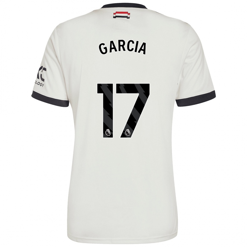 Homem Camisola Lucia Garcia #17 Off White Terceiro 2024/25 Camisa