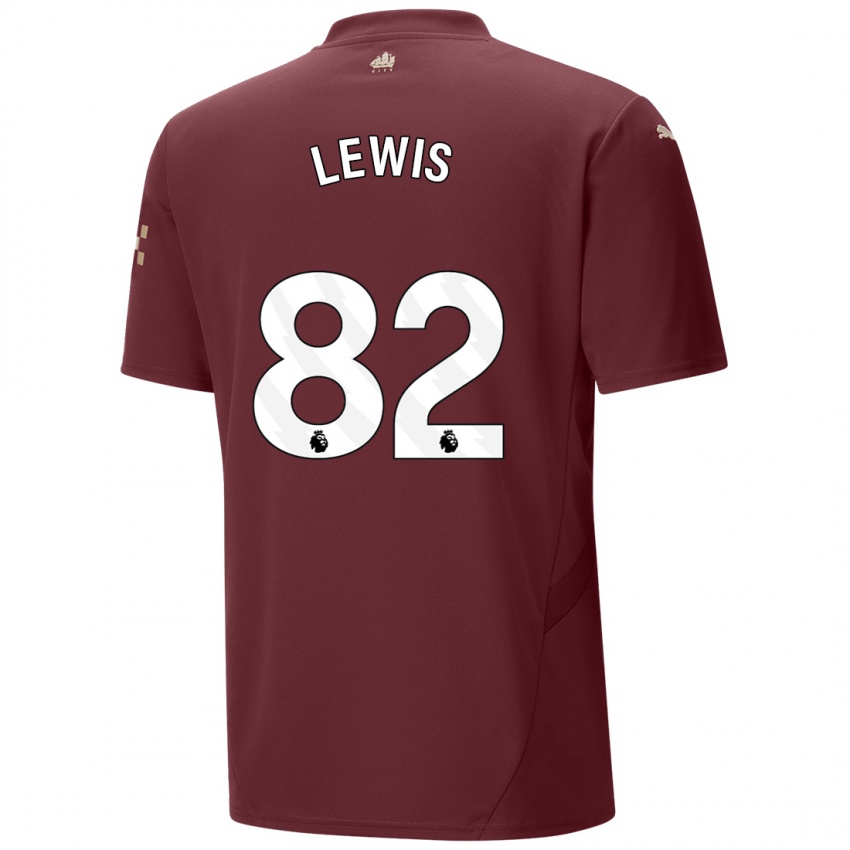 Homem Camisola Rico Lewis #82 Marrom Terceiro 2024/25 Camisa