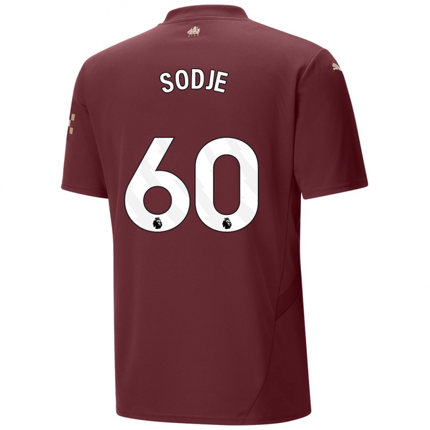 Homem Camisola Tai Sodje #60 Marrom Terceiro 2024/25 Camisa