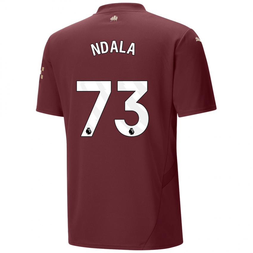 Homem Camisola Joel Ndala #73 Marrom Terceiro 2024/25 Camisa