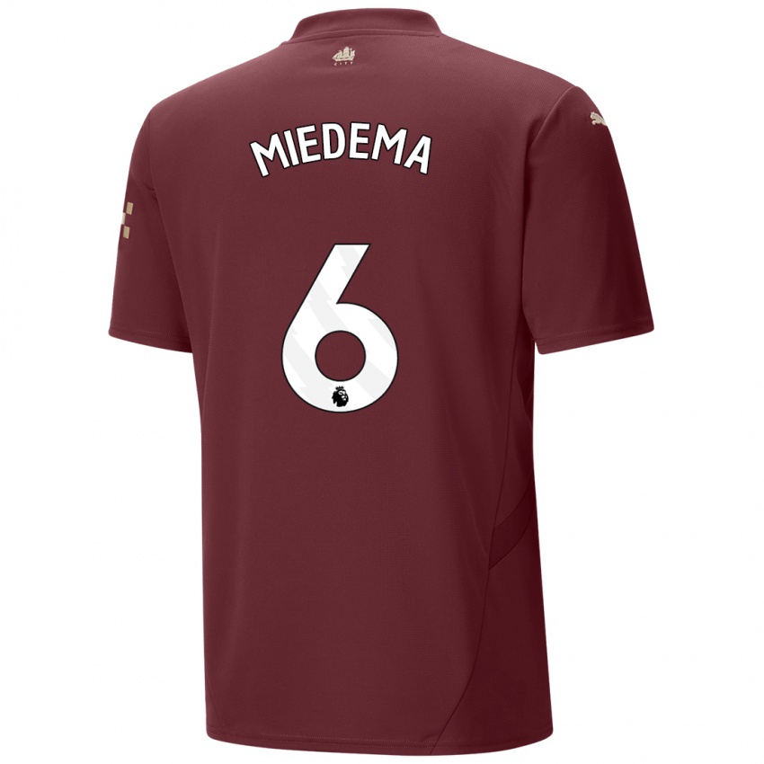 Homem Camisola Vivianne Miedema #6 Marrom Terceiro 2024/25 Camisa