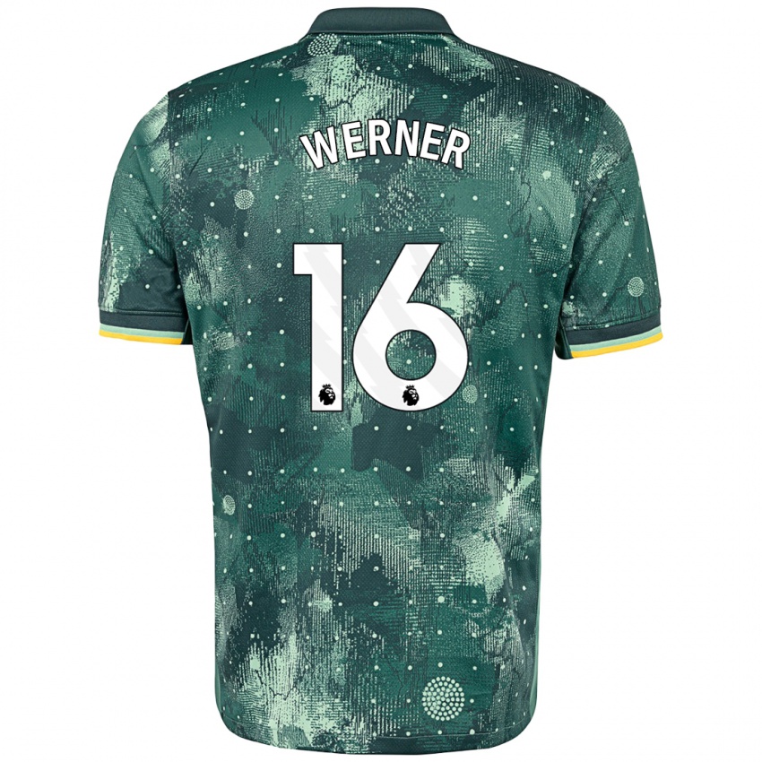 Homem Camisola Timo Werner #16 Verde Menta Terceiro 2024/25 Camisa