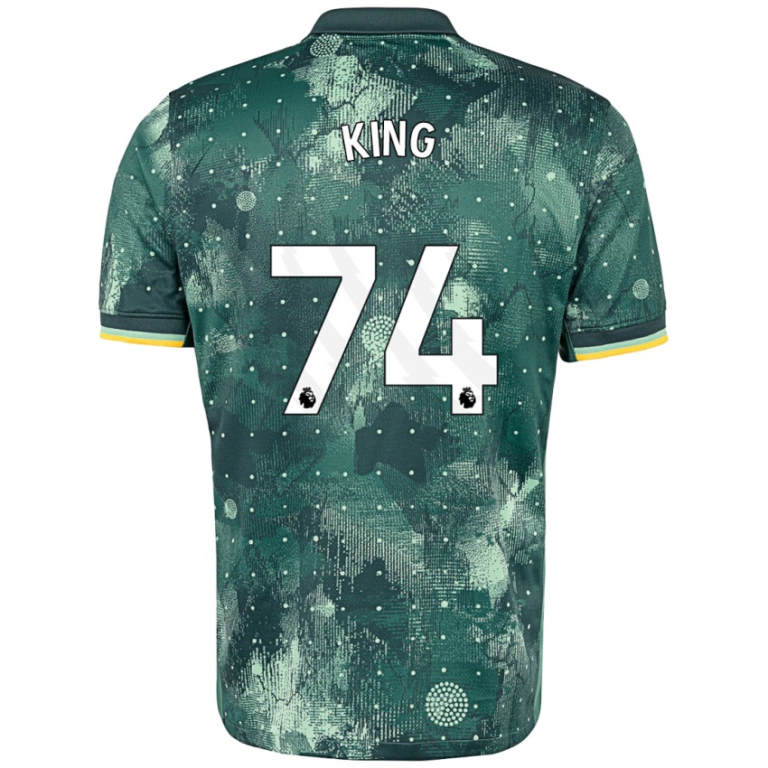 Homem Camisola Maeson King #74 Verde Menta Terceiro 2024/25 Camisa