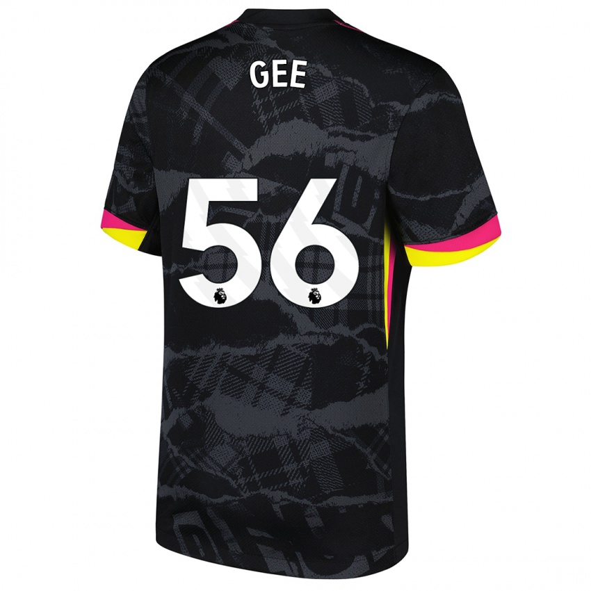 Homem Camisola Billy Gee #56 Rosa Preto Terceiro 2024/25 Camisa