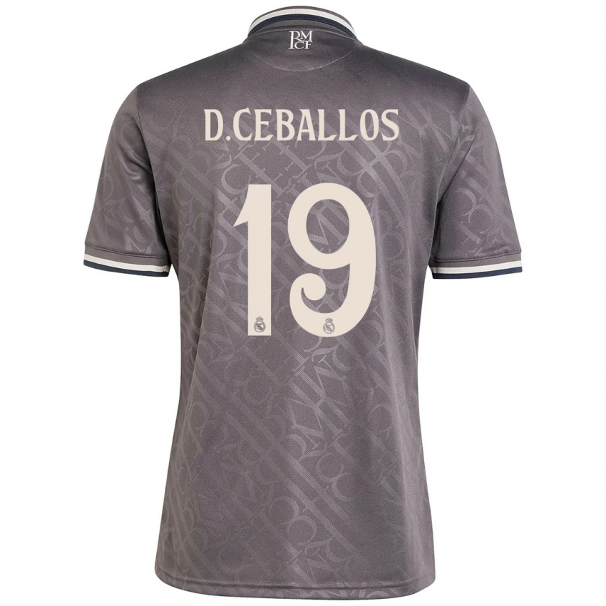 Homem Camisola Dani Ceballos #19 Carvão Terceiro 2024/25 Camisa