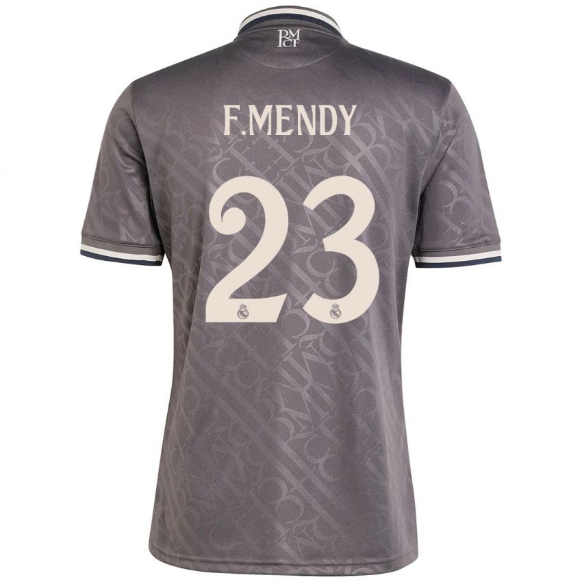 Homem Camisola Ferland Mendy #23 Carvão Terceiro 2024/25 Camisa