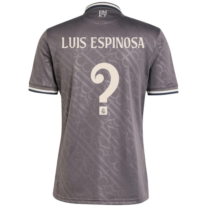 Homem Camisola José Luis Espinosa #0 Carvão Terceiro 2024/25 Camisa