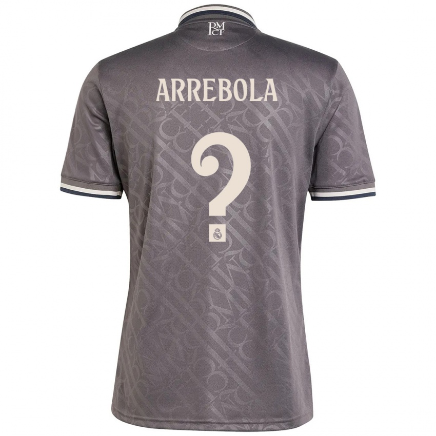 Homem Camisola Hugo Arrebola #0 Carvão Terceiro 2024/25 Camisa