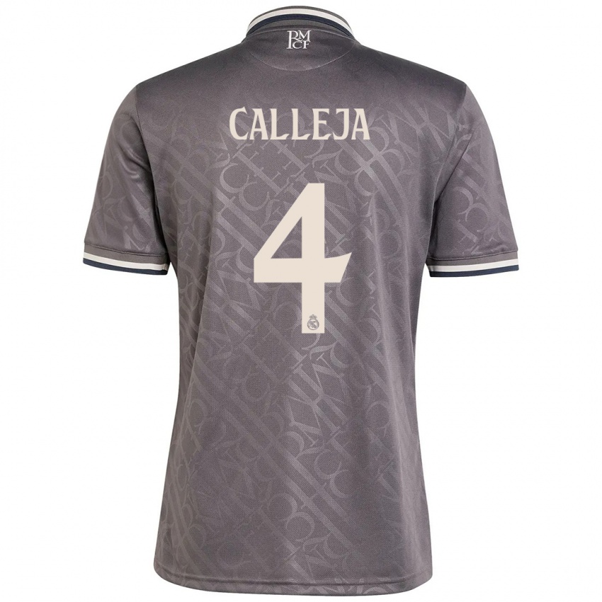 Homem Camisola Jaime Calleja #4 Carvão Terceiro 2024/25 Camisa