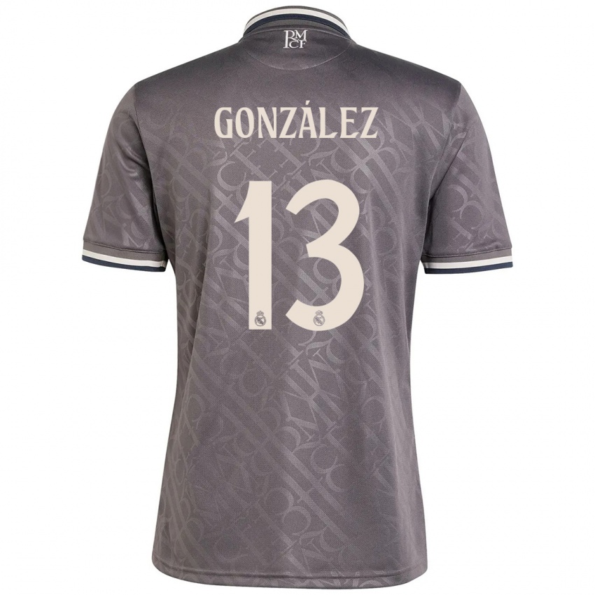 Homem Camisola Fran González #13 Carvão Terceiro 2024/25 Camisa