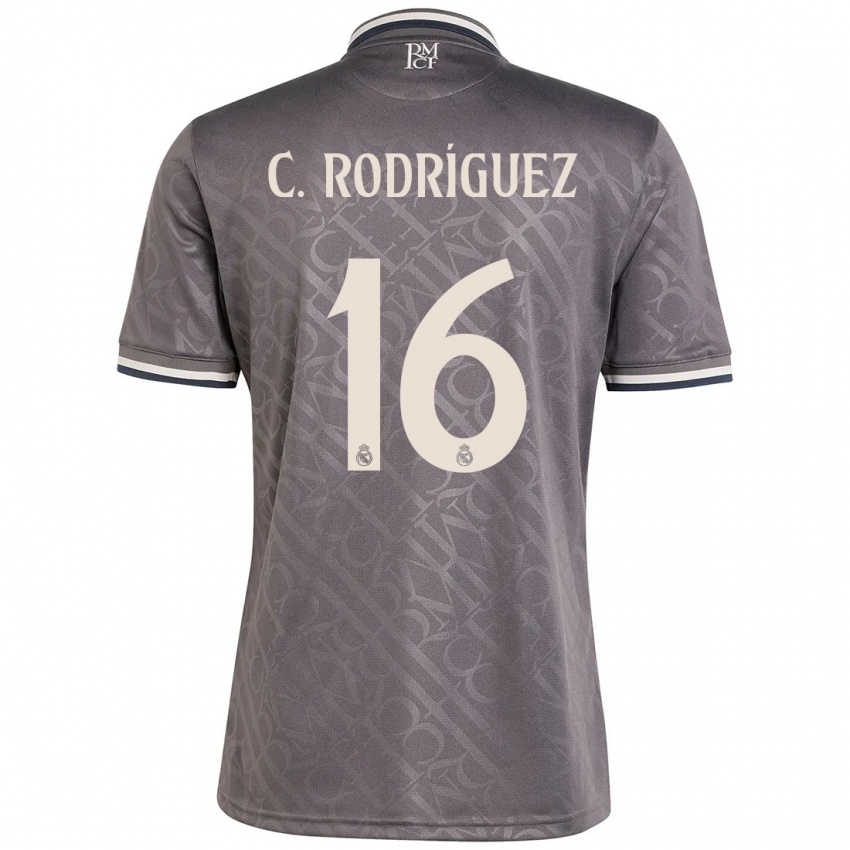 Homem Camisola Carlos Rodríguez #16 Carvão Terceiro 2024/25 Camisa