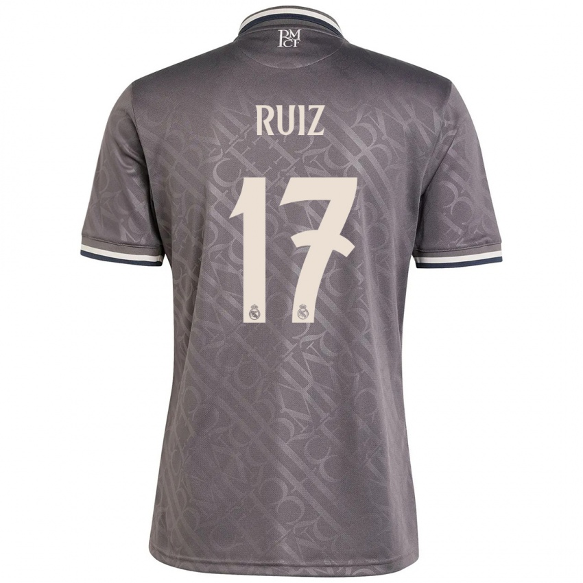 Homem Camisola David Ruiz #17 Carvão Terceiro 2024/25 Camisa