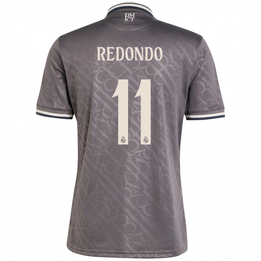 Homem Camisola Alba Redondo #11 Carvão Terceiro 2024/25 Camisa