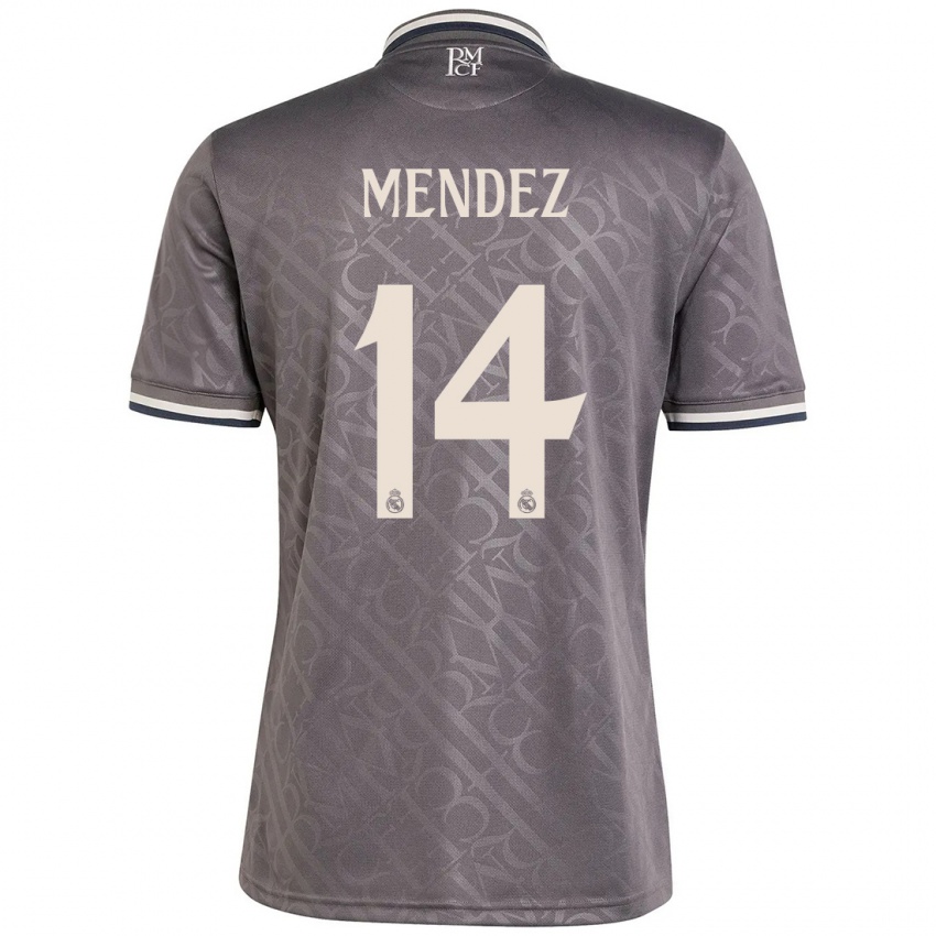 Homem Camisola María Méndez #14 Carvão Terceiro 2024/25 Camisa