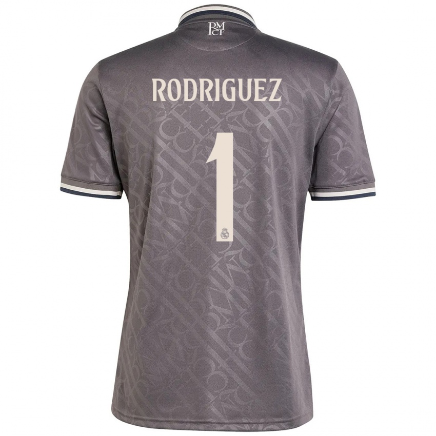 Homem Camisola Misa Rodriguez #1 Carvão Terceiro 2024/25 Camisa