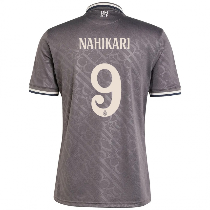 Homem Camisola Nahikari Garcia #9 Carvão Terceiro 2024/25 Camisa