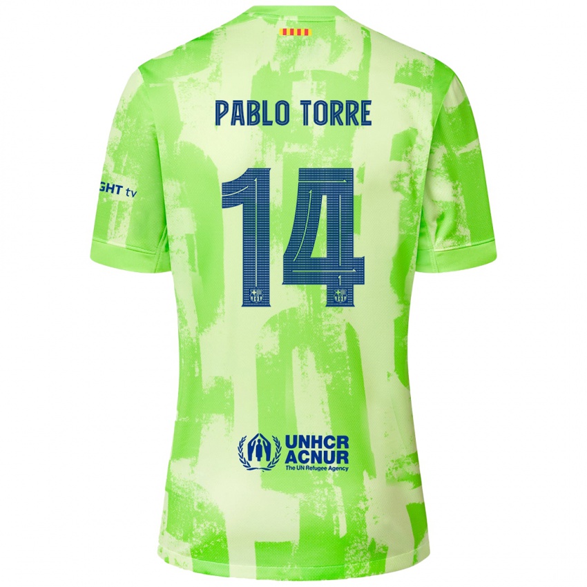 Homem Camisola Pablo Torre #14 Lima Terceiro 2024/25 Camisa