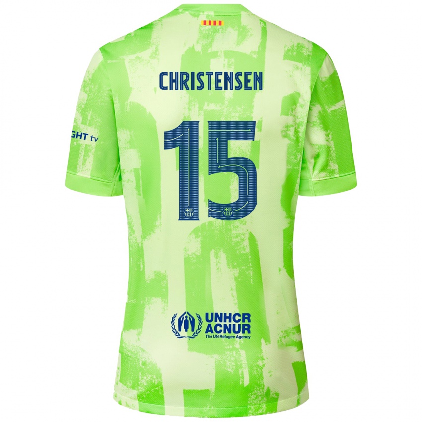 Homem Camisola Andreas Christensen #15 Lima Terceiro 2024/25 Camisa