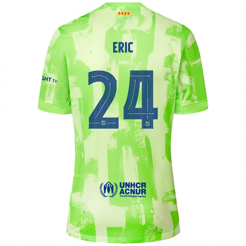 Homem Camisola Eric Garcia #24 Lima Terceiro 2024/25 Camisa