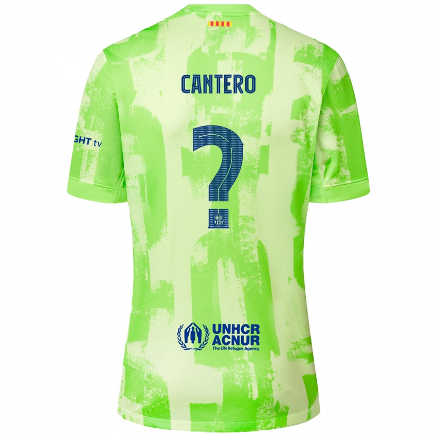 Homem Camisola Rubén Cantero #0 Lima Terceiro 2024/25 Camisa