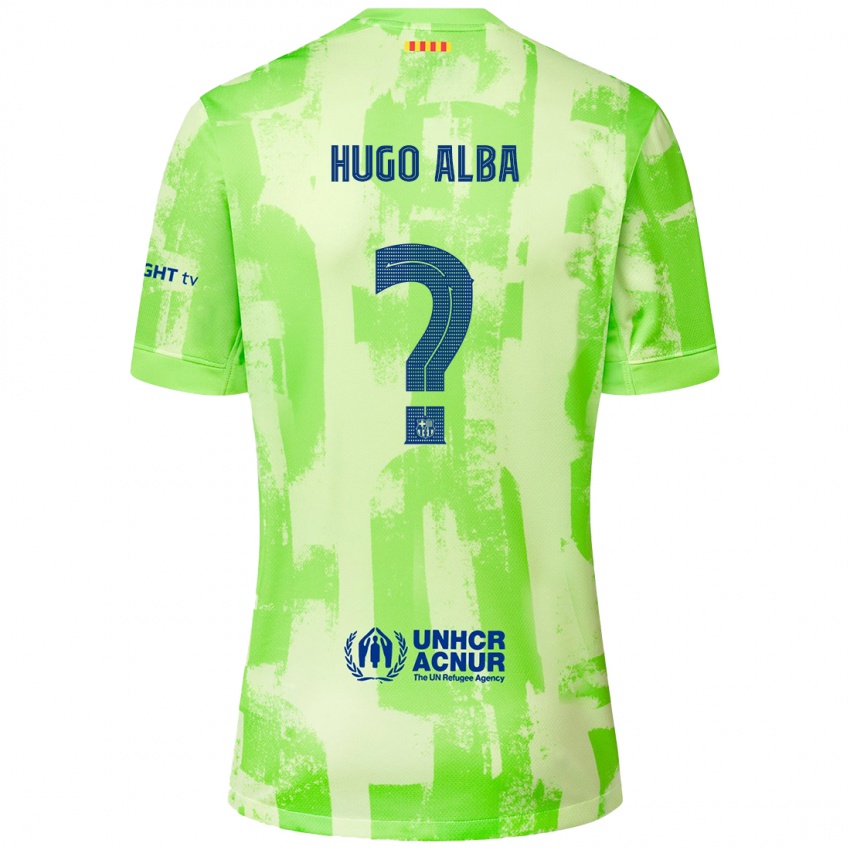 Homem Camisola Hugo Alba #0 Lima Terceiro 2024/25 Camisa