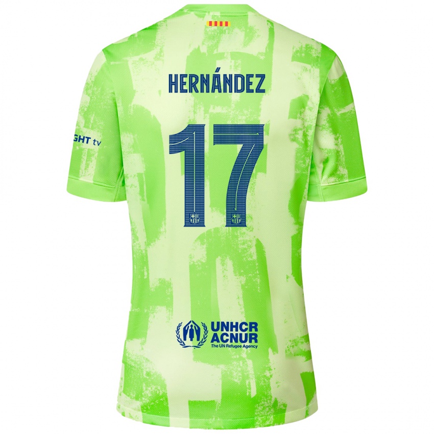 Homem Camisola Juan Hernández #17 Lima Terceiro 2024/25 Camisa