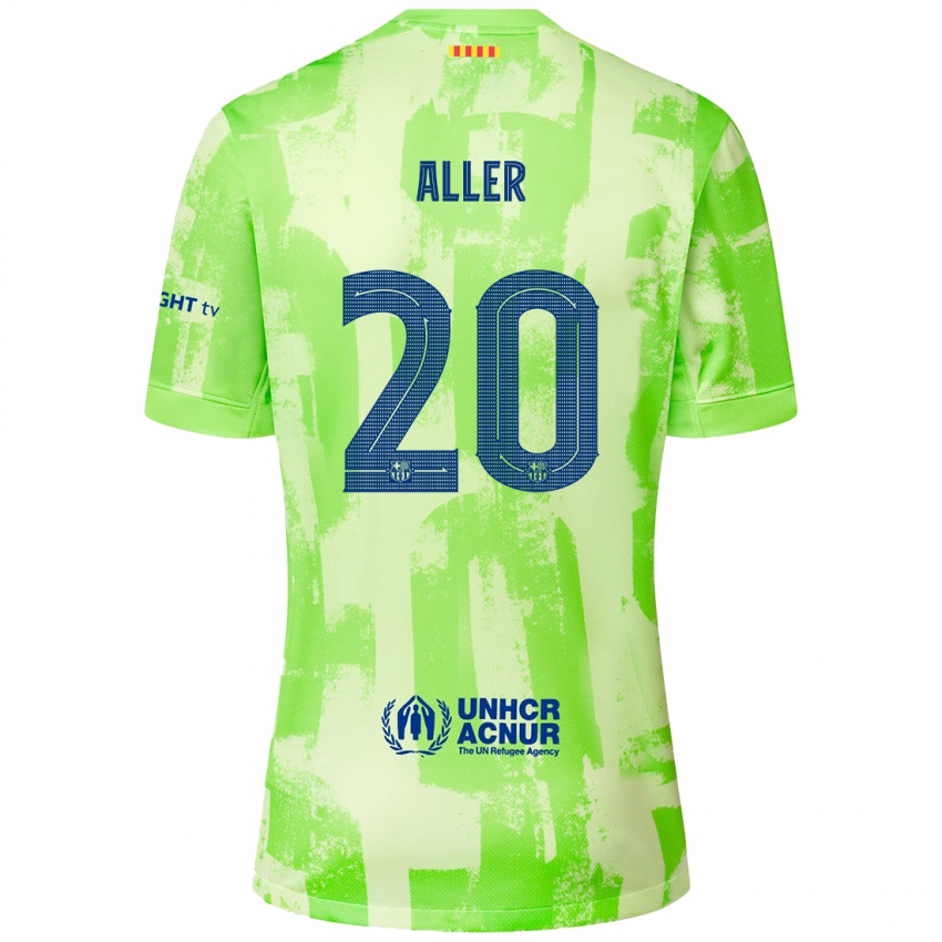 Homem Camisola Eder Aller #20 Lima Terceiro 2024/25 Camisa