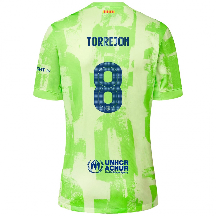 Homem Camisola Marta Torrejón #8 Lima Terceiro 2024/25 Camisa