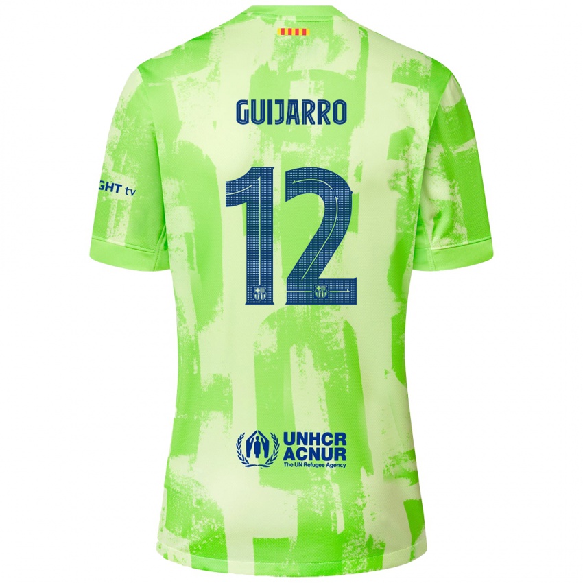 Homem Camisola Patricia Guijarro #12 Lima Terceiro 2024/25 Camisa