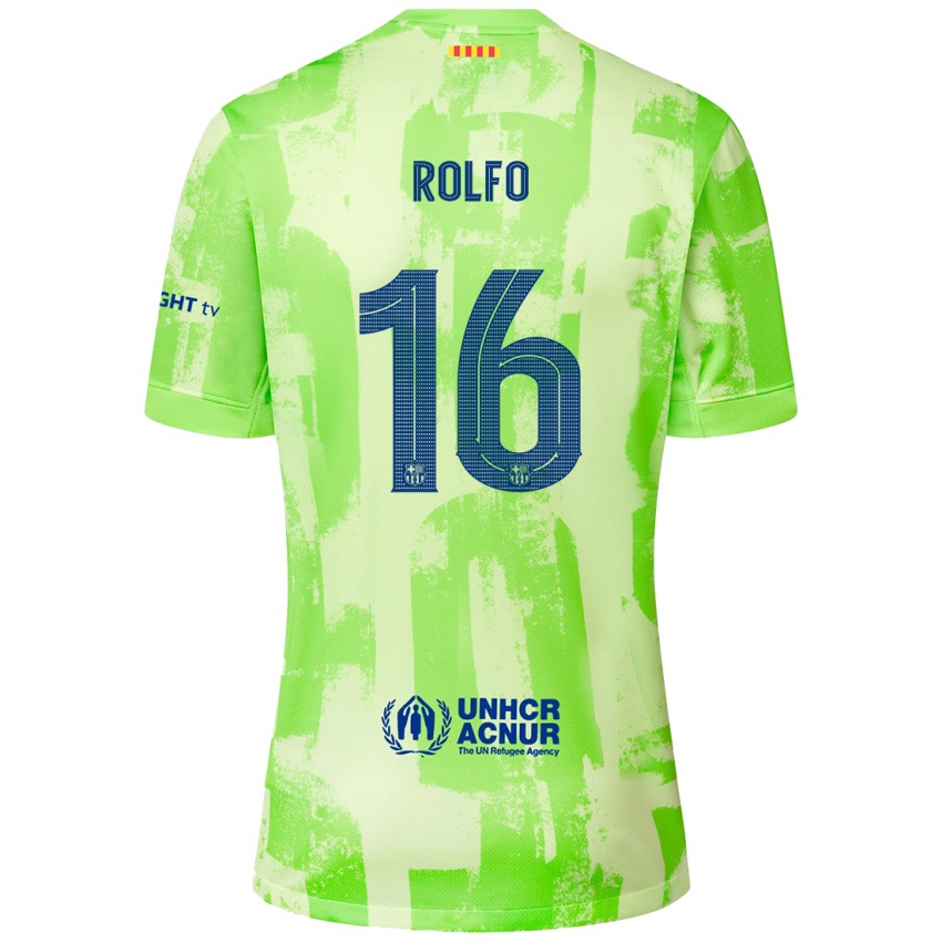 Homem Camisola Fridolina Rolfö #16 Lima Terceiro 2024/25 Camisa