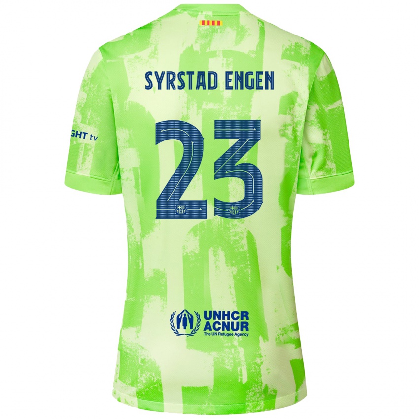 Homem Camisola Ingrid Syrstad Engen #23 Lima Terceiro 2024/25 Camisa