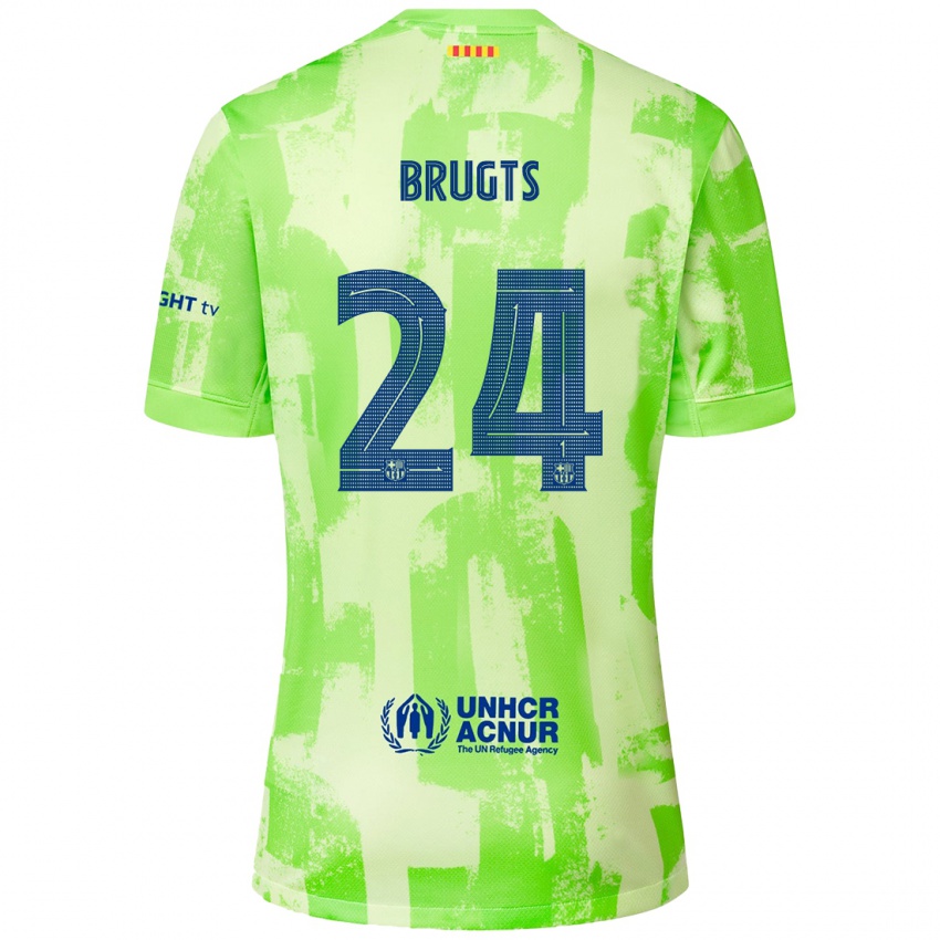 Homem Camisola Esmee Brugts #24 Lima Terceiro 2024/25 Camisa