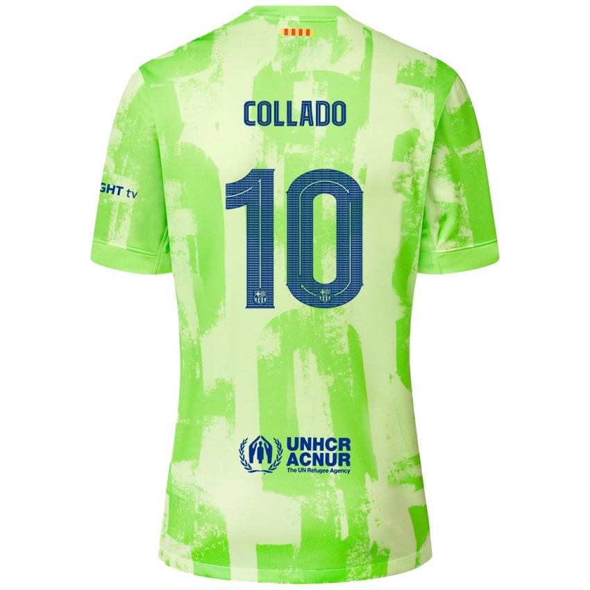 Homem Camisola Alex Collado #10 Lima Terceiro 2024/25 Camisa