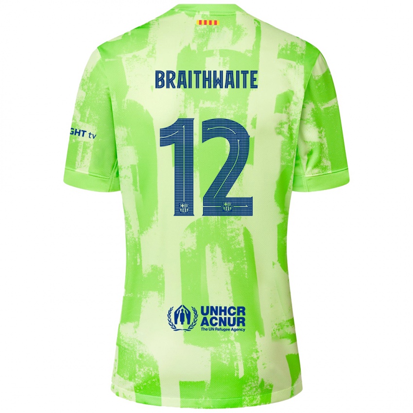 Homem Camisola Martin Braithwaite #12 Lima Terceiro 2024/25 Camisa