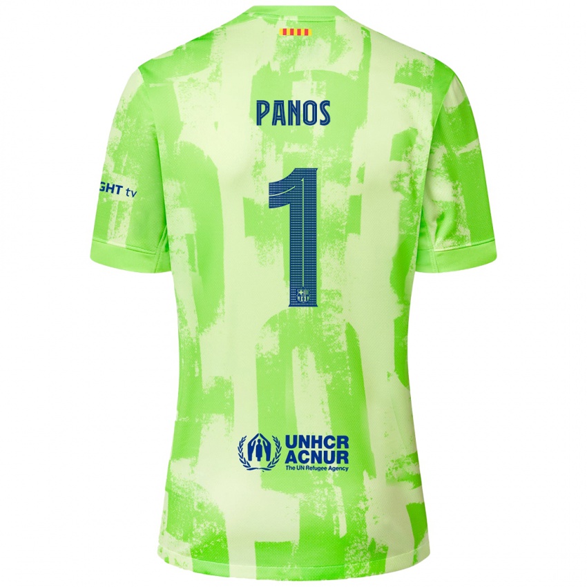 Homem Camisola Sandra Panos #1 Lima Terceiro 2024/25 Camisa