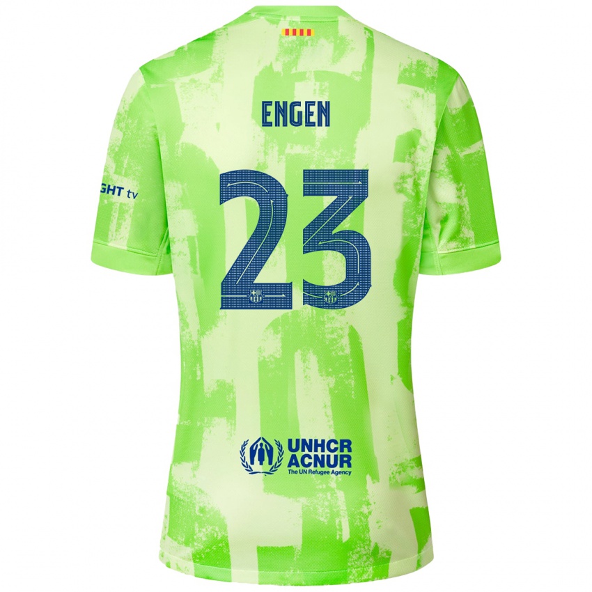 Homem Camisola Ingrid Engen #23 Lima Terceiro 2024/25 Camisa