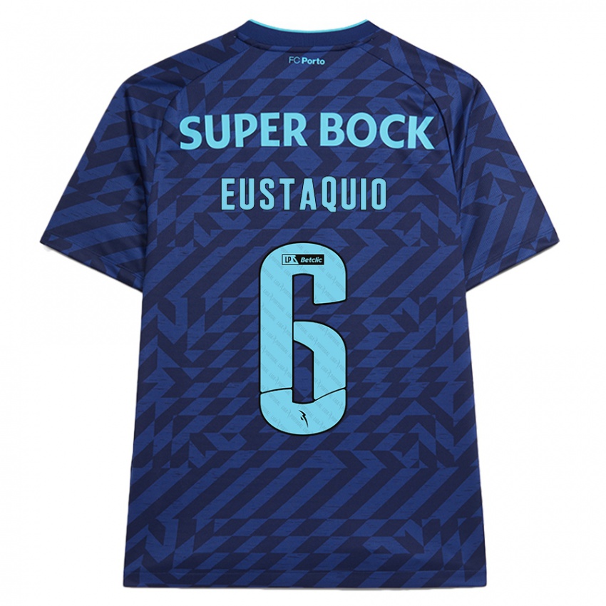 Homem Camisola Stephen Eustaquio #6 Azul-Marinho Terceiro 2024/25 Camisa