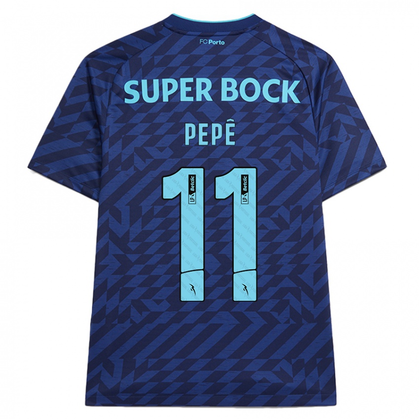 Homem Camisola Pepê #11 Azul-Marinho Terceiro 2024/25 Camisa