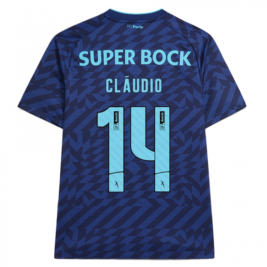 Homem Camisola Cláudio Ramos #14 Azul-Marinho Terceiro 2024/25 Camisa