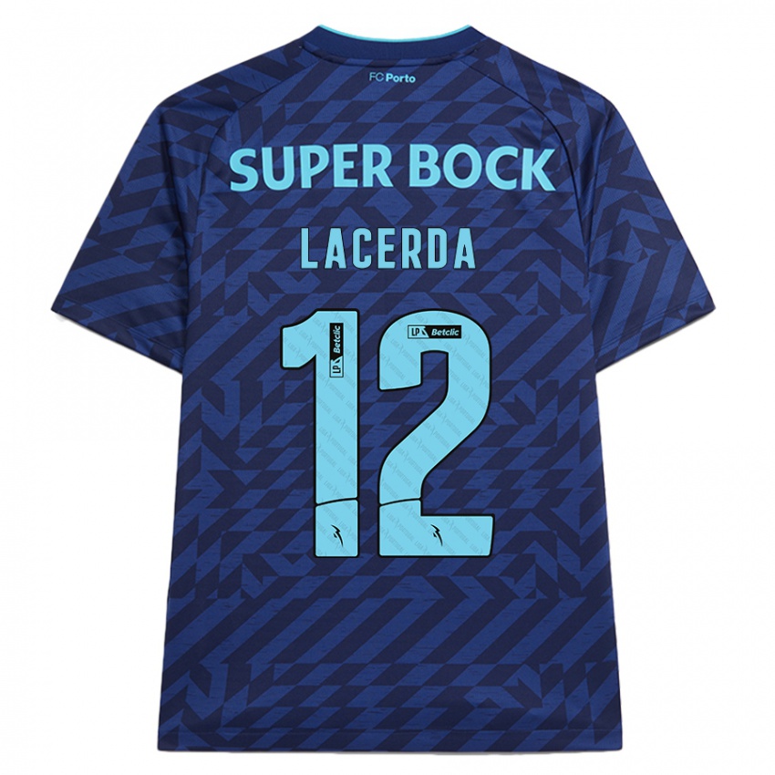 Homem Camisola Lacerda #12 Azul-Marinho Terceiro 2024/25 Camisa